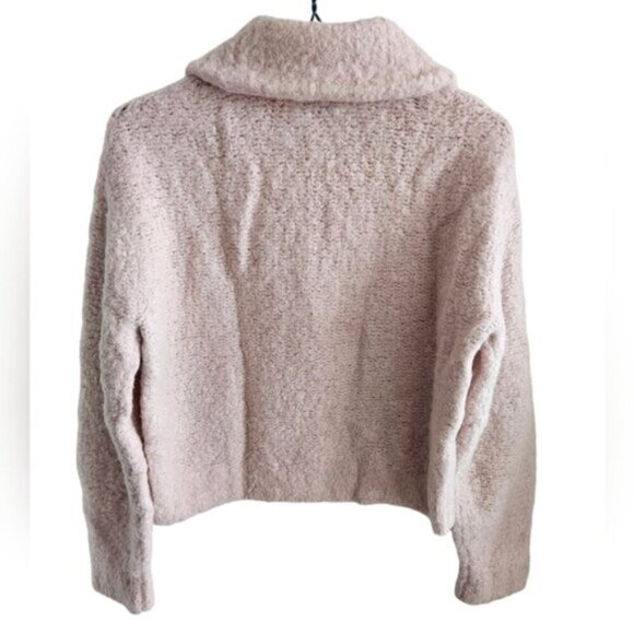 WIlfred Free Peach Gwyneth Halfzip Alpaca-Wool Blend Top Size XS - Picture 6 of 9